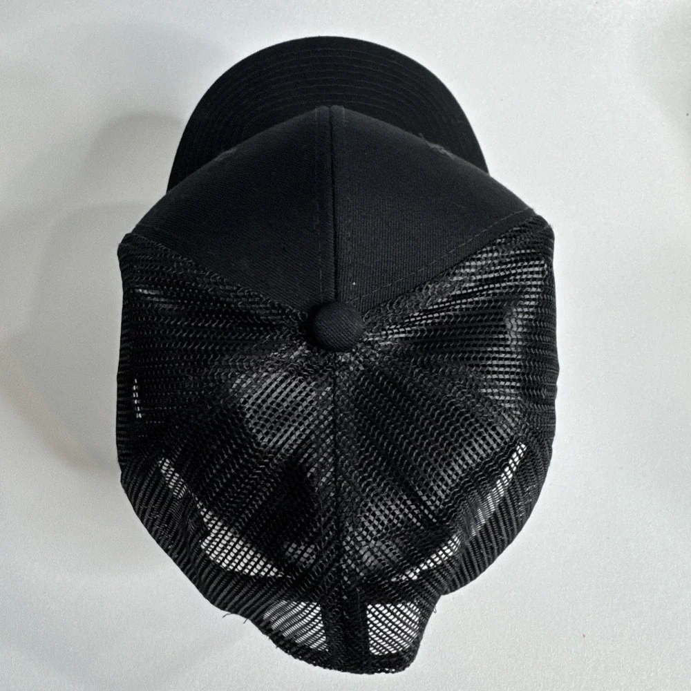 Harley Davidson‎ Snapback Canvas Hat Black Orange Logo Cap